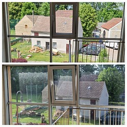 Dreckiges Fenster