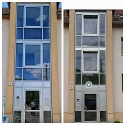 Sauberes Fenster